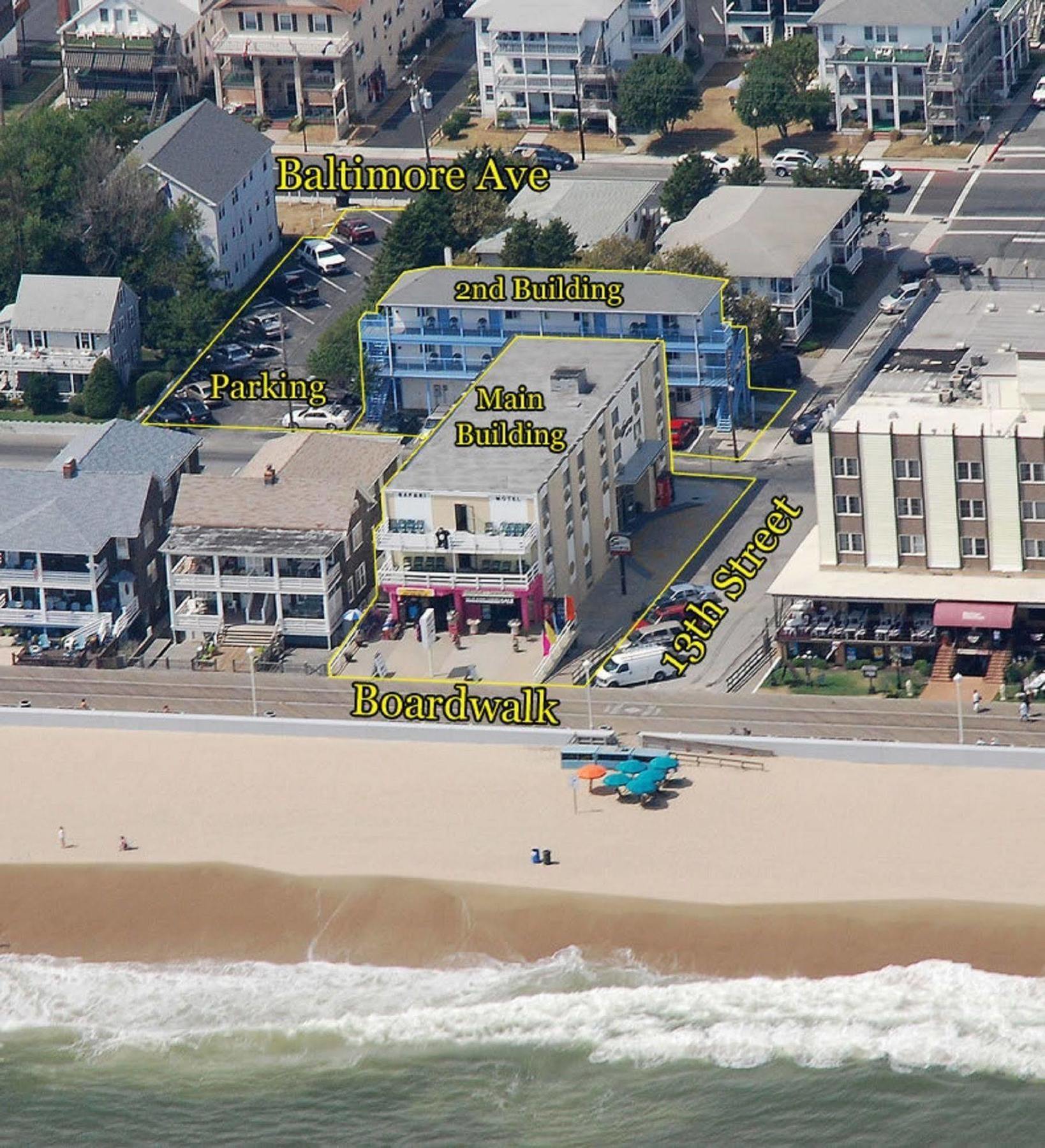 Safari Hotel Boardwalk Ocean City Exterior foto